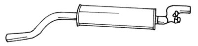 18618 SIGAM Глушитель выхлопных газов конечный