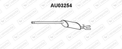 AU03254 VENEPORTE Предглушитель выхлопных газов