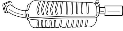 25666 SIGAM Глушитель выхлопных газов конечный