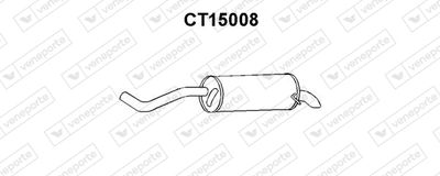 CT15008 VENEPORTE Глушитель выхлопных газов конечный