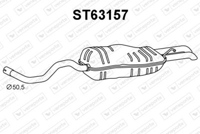 ST63157 VENEPORTE Глушитель выхлопных газов конечный