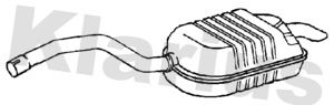 231430 KLARIUS Глушитель выхлопных газов конечный