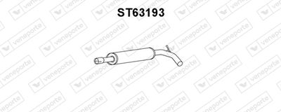 ST63193 VENEPORTE Предглушитель выхлопных газов