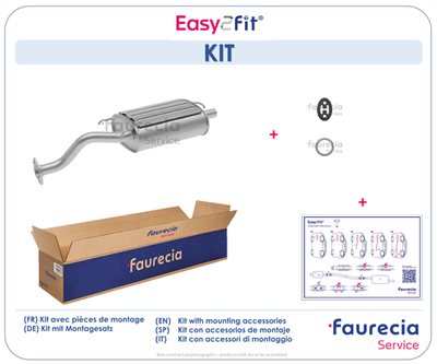 FS33115 Faurecia Глушитель выхлопных газов конечный