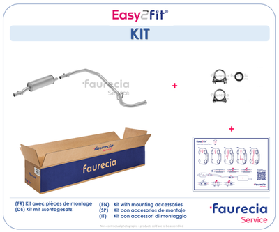 FS25681 Faurecia Глушитель выхлопных газов конечный