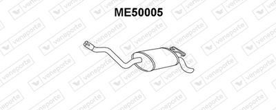 ME50005 VENEPORTE Глушитель выхлопных газов конечный