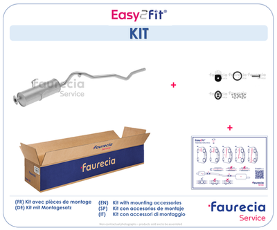 FS70266 Faurecia Глушитель выхлопных газов конечный