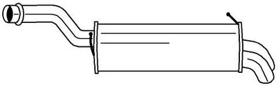 66604 SIGAM Глушитель выхлопных газов конечный