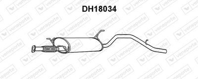 DH18034 VENEPORTE Глушитель выхлопных газов конечный