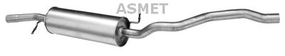 07175 ASMET Средний глушитель выхлопных газов