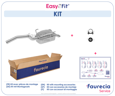 FS15330 Faurecia Глушитель выхлопных газов конечный