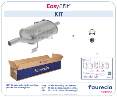 FS53053 Faurecia Глушитель выхлопных газов конечный