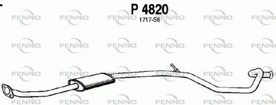 P4820 FENNO Средний глушитель выхлопных газов
