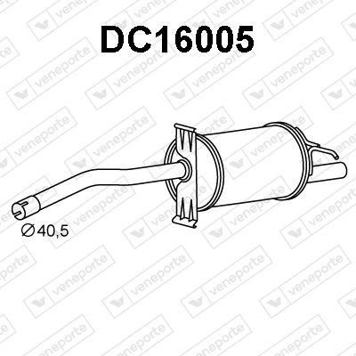 DC16005 VENEPORTE Глушитель выхлопных газов конечный