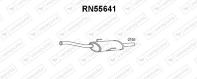 RN55641 VENEPORTE Предглушитель выхлопных газов