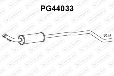 PG44033 VENEPORTE Предглушитель выхлопных газов