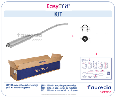 FS45524 Faurecia Предглушитель выхлопных газов