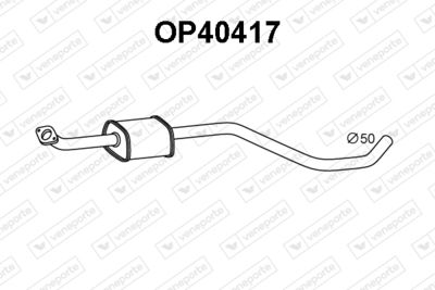 OP40417 VENEPORTE Предглушитель выхлопных газов