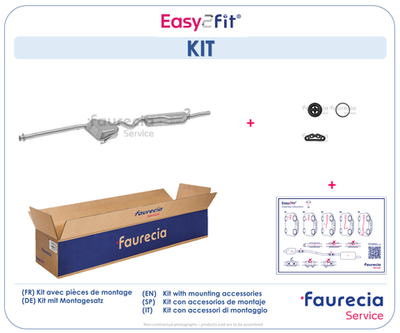 FS01058 Faurecia Глушитель выхлопных газов конечный