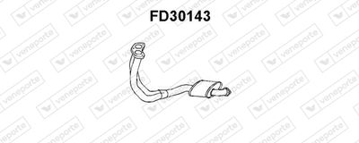 FD30143 VENEPORTE Предглушитель выхлопных газов