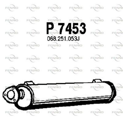 P7453 FENNO Глушитель выхлопных газов конечный