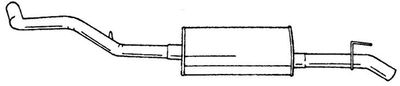 50638 SIGAM Глушитель выхлопных газов конечный