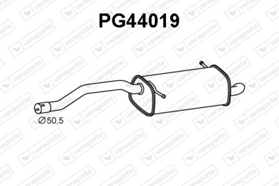 PG44019 VENEPORTE Глушитель выхлопных газов конечный