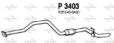 P3403 FENNO Глушитель выхлопных газов конечный