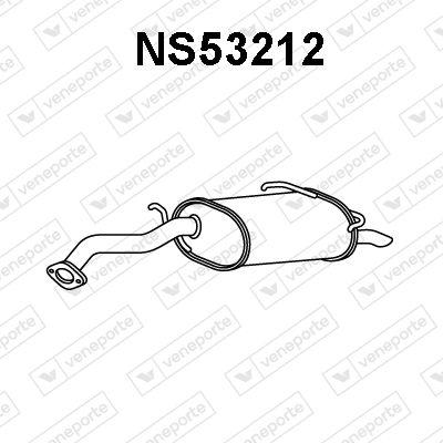 NS53212 VENEPORTE Глушитель выхлопных газов конечный
