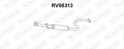 RV05313 VENEPORTE Предглушитель выхлопных газов