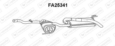 FA25341 VENEPORTE Глушитель выхлопных газов конечный