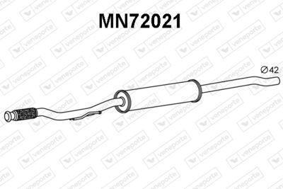 MN72021 VENEPORTE Предглушитель выхлопных газов