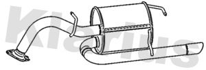 221704 KLARIUS Глушитель выхлопных газов конечный