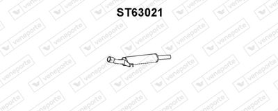 ST63021 VENEPORTE Предглушитель выхлопных газов