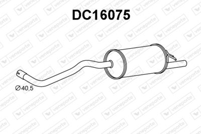 DC16075 VENEPORTE Глушитель выхлопных газов конечный