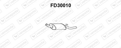 FD30010 VENEPORTE Глушитель выхлопных газов конечный