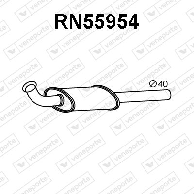 RN55954 VENEPORTE Предглушитель выхлопных газов