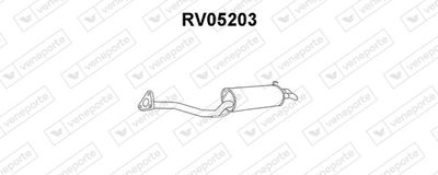 RV05203 VENEPORTE Глушитель выхлопных газов конечный