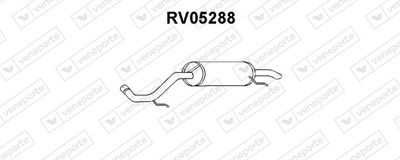 RV05288 VENEPORTE Глушитель выхлопных газов конечный