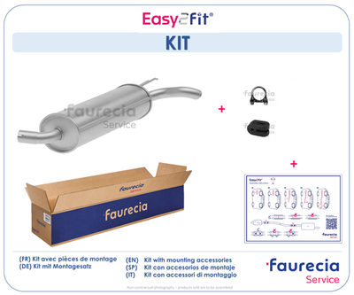 FS55522 Faurecia Глушитель выхлопных газов конечный