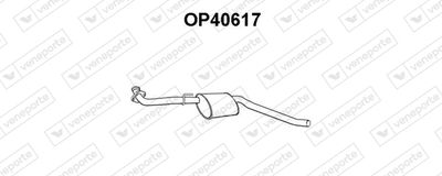 OP40617 VENEPORTE Предглушитель выхлопных газов