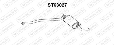 ST63027 VENEPORTE Глушитель выхлопных газов конечный