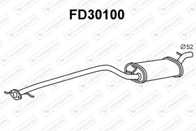 FD30100 VENEPORTE Предглушитель выхлопных газов