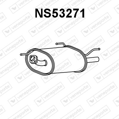 NS53271 VENEPORTE Глушитель выхлопных газов конечный