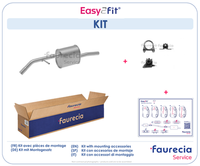 FS15804 Faurecia Глушитель выхлопных газов конечный