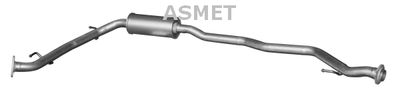 13014 ASMET Средний глушитель выхлопных газов