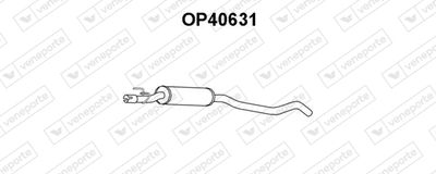 OP40631 VENEPORTE Средний глушитель выхлопных газов