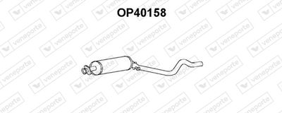 OP40158 VENEPORTE Предглушитель выхлопных газов