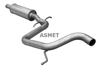 03121 ASMET Средний глушитель выхлопных газов