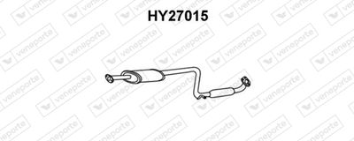 HY27015 VENEPORTE Предглушитель выхлопных газов